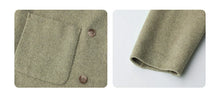 Load image into Gallery viewer, CHIC VEN Women's Woolen Coats Loose Casual Double Breasted Retro Double-sided Jacket Office Lady Outerwear Autumn Winter 2026
