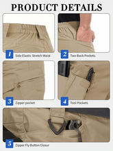 Load image into Gallery viewer, 2026 Men's Cargo Shorts Tactical Waterproof Casual Pant Summer Thin Quick Dry Workout Multi-Pocket Outdoor Trekking Hiking Short
