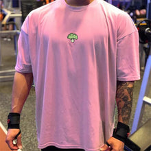 Load image into Gallery viewer, High Qualit gyms T shirt Men Bodybuilding print loose T-shirt Workout Fitness Tees Men Clothing cotton Short Sleeve Sports Shirt
