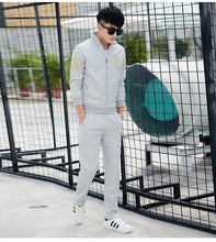 Load image into Gallery viewer, Plus Size 5XL 6XL Men's Tracksuit Autumn Clothes Sportswear Two Piece Set Men Jacket Sweatpants Male Sweatsuit Sports Suits Sets
