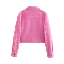 Load image into Gallery viewer, HH Jackets For Womens Autumn Fashion Solid Front Pockets Button Long Sleeve Jacket Elegant Woman Casual Outerwear Coat
