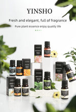 Load image into Gallery viewer, 17 Flavors 10ml Essential Oils For Aroma Diffuser AirHumidifier Home Water-soluble Lavender Rose Eucalyptus  White Peach Oolong
