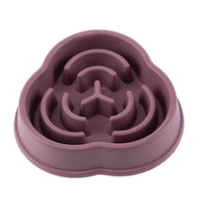 Load image into Gallery viewer, Pet Cat Dog Slow Food Bowl Fat Help Healthy Round Anti-choking Thickened And Non-slip Multiple Colors Shapes
