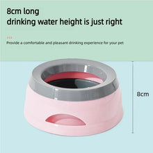 Load image into Gallery viewer, Splash-Proof Floating Pet Water Bowl
