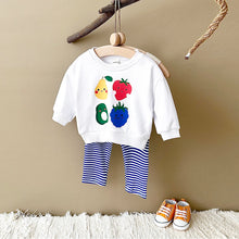 Load image into Gallery viewer, Fruit Print Baby Outfit Set
