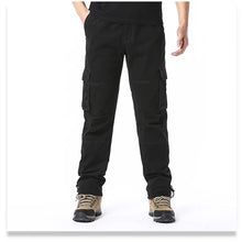 Load image into Gallery viewer, Loose Cotton Tactical Cargo Pants
