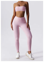 Load image into Gallery viewer, Sports Bra Sport Top Woman Gym Underwear Strapless Bustier Breathable Elastic Workout Tops Fitness Training Brassiere Yoga Bras
