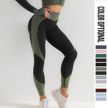 Load image into Gallery viewer, High-Waisted Leggings for Women, Perfect for Yoga and Fitness, Seamless and Peach-Bum Design
