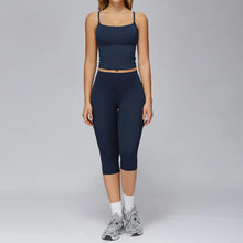 Load image into Gallery viewer, Yoga Set 2PCS Women Sportswear Workout Clothes Seamless Athletic Wear Gym Legging Fitness Bra Crop Top Long Sleeve Sports Suits

