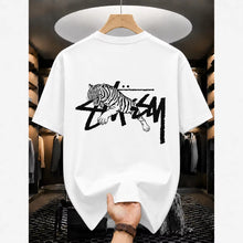 Load image into Gallery viewer, 2026 Summer New Women's T-shirts Luxury Printed Top Pattern Short Sleeve Hip Hop T-shirt Men's Clothing Women's Alphabet T Shirt
