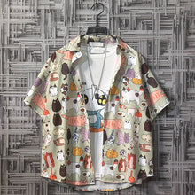 Load image into Gallery viewer, Printed Shirts and Blouses for Men Colourful Hip Hop Clothing Geometric Funny Man Tops Hawaiian Graphic with Pocket Floral Xxl S
