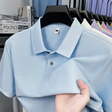 Load image into Gallery viewer, Classic Men Short Sleeve Polo Shirt 100% Mercerized Cotton Breathable Summer Golf Business Casual Athletic Tops
