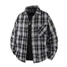 Load image into Gallery viewer, Plaid Flannel Casual Long Shirt
