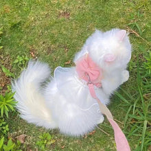 Load image into Gallery viewer, Pet Accessories Princess Style Cat Harness Leash Adjustable Nylon Cat Vest Breathable with Bowknot Pet Chest Strap For Cats Dogs
