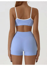 Load image into Gallery viewer, Woman Yoga Sport Outfit for Fitness Two Pieces Short Pant Sets Suits Tracksuit Sportswear Woman Gym Yoga Workout Clothes
