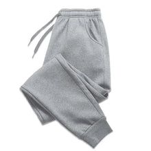 Load image into Gallery viewer, Men's Athletic Trainning Joggers Casual Loose Fit Sweatpants Spring Fall Fleece Lined Pants Elastic Waist Drawstring Trousers
