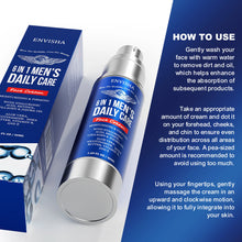 Load image into Gallery viewer, ENVISHA 6 IN 1 Men's Face Skin Care Cream Anti-aging Moisturizing Whitening Firming Skin Products Collagen Beauty Health
