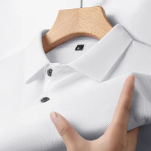 Load image into Gallery viewer, Classic Men Short Sleeve Polo Shirt 100% Mercerized Cotton Breathable Summer Golf Business Casual Athletic Tops
