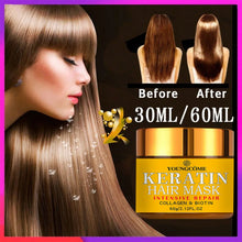 Load image into Gallery viewer, Hair Repairs Hair Mask Biotin Collagen Keratin Treatment Hairs Conditioner Hair Essential Oil Nourishing for Dry Damaged
