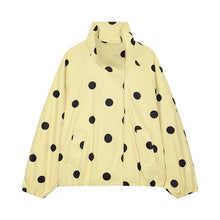 Load image into Gallery viewer, Women's Jackets Fashion Polka Dot Jacket Autumn Women Long Sleeve Loose Jackets Coats Streetwear Female Outerwear Tops
