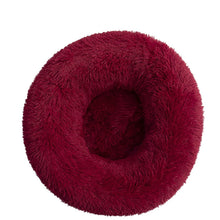 Load image into Gallery viewer, 40-110cm Round Pet Bed for Large Dog Bed Super Soft Cat Bed Long Plush Dog House for Medium Dog House Winter Warm Sleeping
