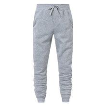 Load image into Gallery viewer, Men's Athletic Trainning Joggers Casual Loose Fit Sweatpants Spring Fall Fleece Lined Pants Elastic Waist Drawstring Trousers
