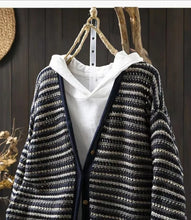 Load image into Gallery viewer, Loose Knit Winter Cardigan Sweater

