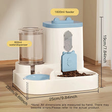 Load image into Gallery viewer, Pet large-capacity feeder integrated automatic water dispenser cat food bowl dog feeding bowl cat bowl dog bowl pet supplies
