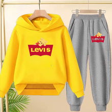 Load image into Gallery viewer, Kids Hooded Sportswear Set
