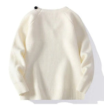 Load image into Gallery viewer, Fashion Men's Solid Color Sweaters Autumn Winter Casual Knitted Pullovers Youth High Streetwear Classic Top Sweatshirts Clothing
