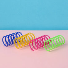 Load image into Gallery viewer, Kitten Cat Toys Wide Durable Heavy Gauge Cat Spring Toy Colorful Springs Cat Pet Toy Coil Spiral Springs 4/8/16/20pcs
