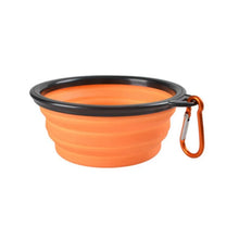 Load image into Gallery viewer, Portable Pet Food Bowl  Durable TPR Bowl  Cat and Dog Food Pet Silicone Collapsible Bowl Portable Travel Outdoor Water Food Bowl
