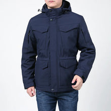 Load image into Gallery viewer, Waterproof Hooded Tactical Field Jacket
