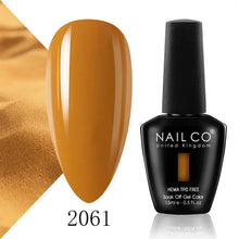 Load image into Gallery viewer, NAILCO 15ml Nail Gel Polish Semi Permanent UV Varnish Nails Art Gel Vernis Manicure TOP BASE Nails Products Supplies Equipment
