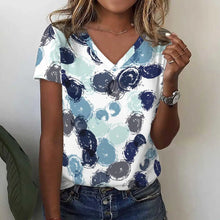 Load image into Gallery viewer, New Women's T-Shirts Funny Stripe Print Top Fashion Simple Pattern T Shirts for Women Summer Leisure Female Clothing Streetwear
