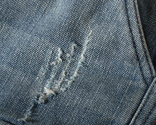 Load image into Gallery viewer, Retro Denim Utility Knee Shorts
