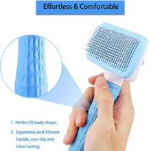 Load image into Gallery viewer, Pet massage comb, fur grooming brush, easily remove shedding undercoat of cats and dogs with one click
