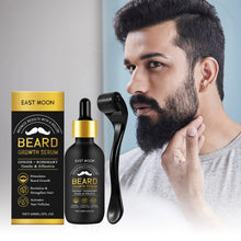 Load image into Gallery viewer, Beard Thickening Care Oil with Roller Ball 0.25mm Strengthen Hair Roots Nourishing Soften Beard Oil for Men Grooming Beard Care
