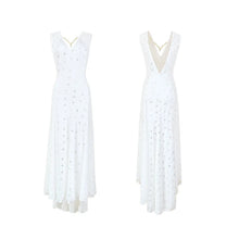 Load image into Gallery viewer, Women's Nightgown Luxury V Neck Sleeveless Night Dress Fashion Slim White Princess Long Dress Summer Ladies Sleepwear Vestido
