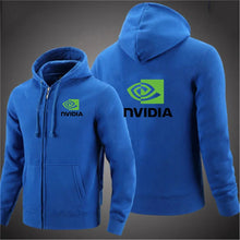 Load image into Gallery viewer, Zippered Printed Slim Hoodie
