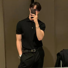 Load image into Gallery viewer, Slim Breathable Summer Knit Polo
