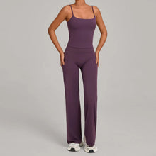 Load image into Gallery viewer, 2PCS Yoga Set Women Yoga Pant Workout Tracksuit Sportswear Gym High Waist Straight Leg Bottoms Fitness Bta Sports Suit XP01
