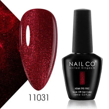 Load image into Gallery viewer, NAILCO 15ml Nail Gel Polish Semi Permanent UV Varnish Nails Art Gel Vernis Manicure TOP BASE Nails Products Supplies Equipment
