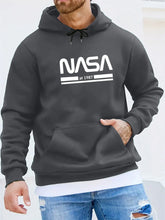 Load image into Gallery viewer, NASA Text Loose Casual Hoodie
