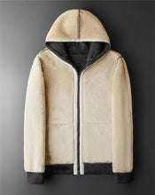Load image into Gallery viewer, Winter Fleece Hooded Zip Jacket
