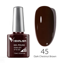 Load image into Gallery viewer, Venalisa VIP4 Nail Gel Polish HEMA/TPO FREE Full Coverage Beautiful Semi Permanent Soak Off UV LED Gel Nail Polish Gel Lacquer
