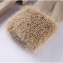 Load image into Gallery viewer, Elegant Women's Lace Up Woolen Coats Solid Full Sleeve Turn-down Collar Loose Lady Coats 2025 Autumn Winter Female Streetwear
