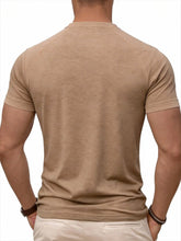 Load image into Gallery viewer, Men's fitness sports T-shirt for training, showing muscles, loose fit, suitable for summer fashion and casual running.
