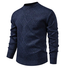 Load image into Gallery viewer, New Sweater Men Casual Knitted Pullover Solid Color Warm Regular Fit Round Neck Sweater Pullovers Mens Sweatwear
