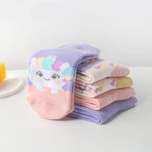Load image into Gallery viewer, Unicorn Cartoon Kids Sock Set
